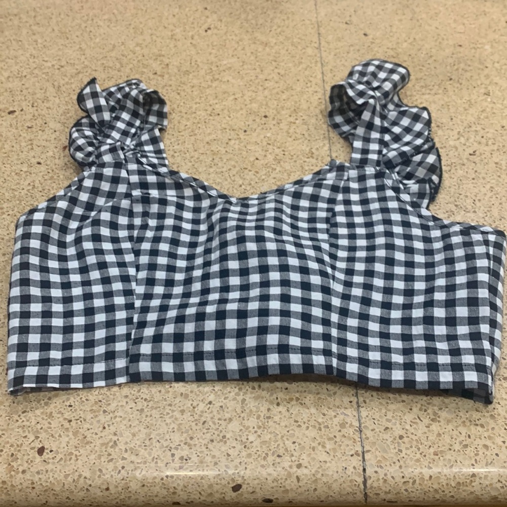 Gingham black and white